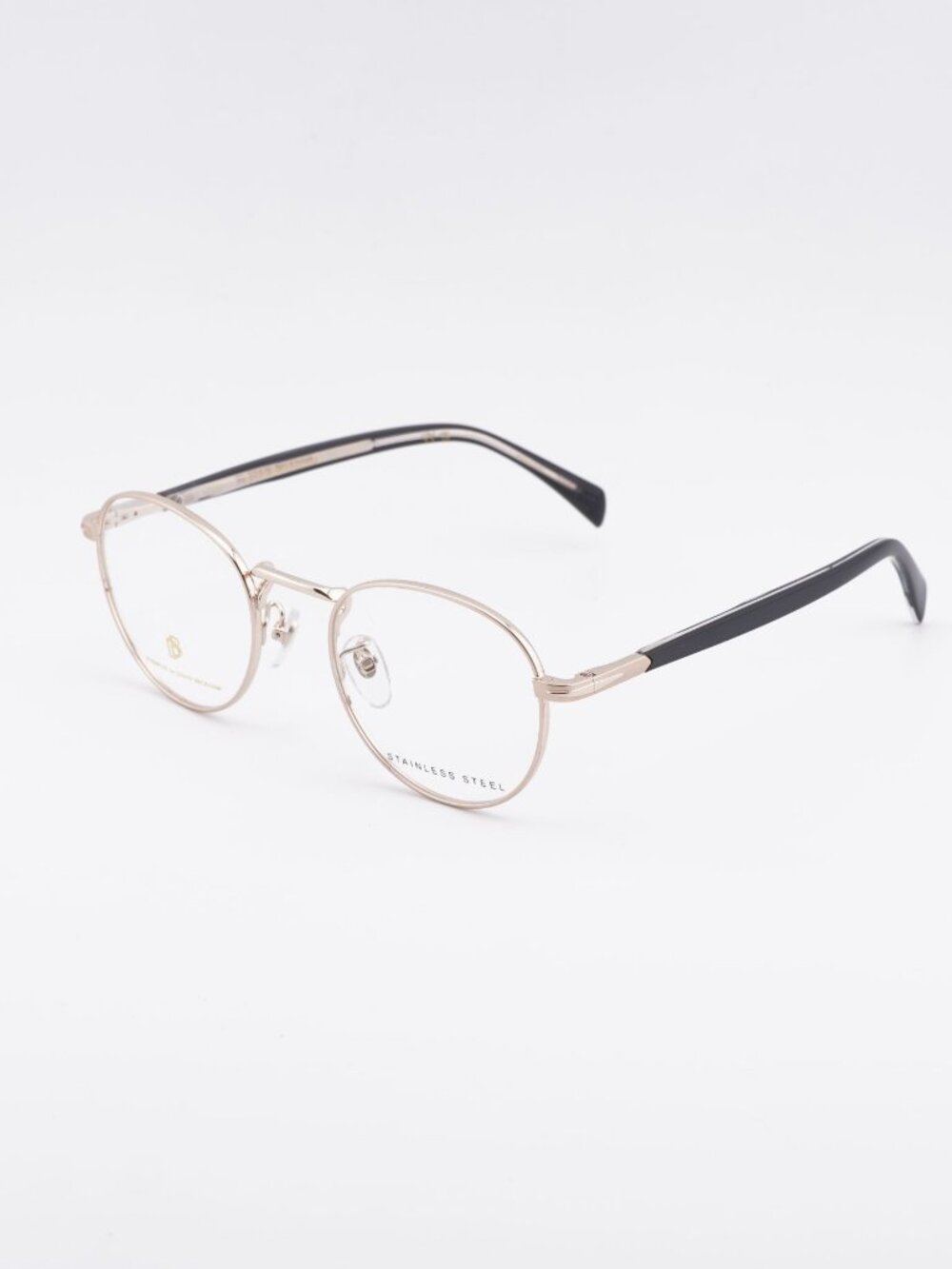 David Beckham DB 1127 0RHL 00 Eyeglasses Gold 49mm Round Frame